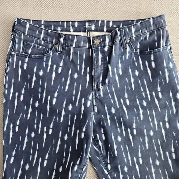 New Directions Jeans Women's 16R Blue Bleach Tie Dyed Skinny Stretch ND314-TDT - Picture 6 of 16